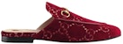 (Women) Gucci Princetown GG Velvet Mules 'Red' 475094-9JT20-6496