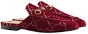 (Women) Gucci Princetown GG Velvet Mules 'Red' 475094-9JT20-6496