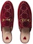 Shop (Women) Gucci Princetown GG Velvet Mules 'Red' 475094-9JT20-6496