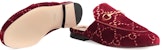(Women) Gucci Princetown GG Velvet Mules 'Red' 475094-9JT20-6496