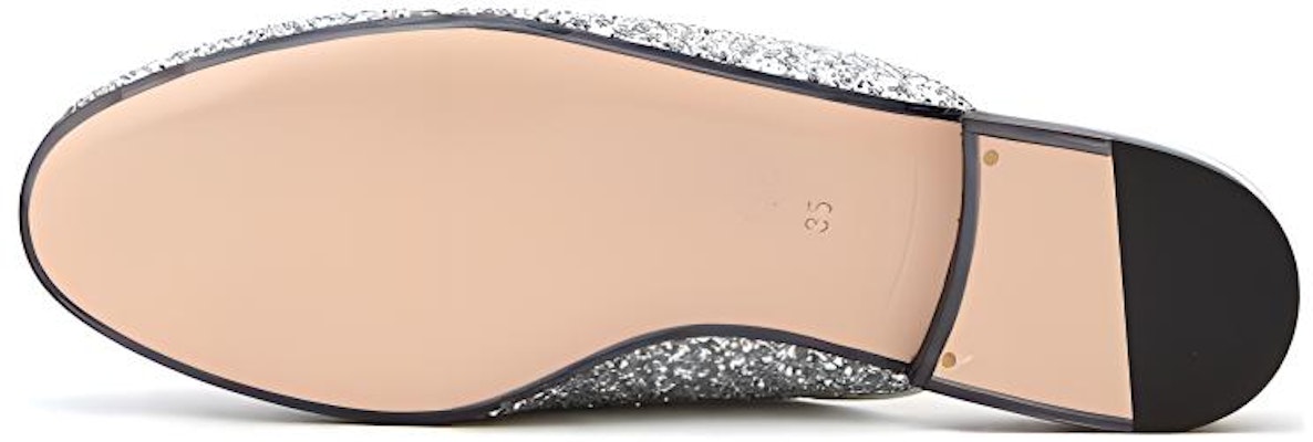 (W) グッチ プリンスタウン グリッタースリッパ (シルバー) 432773-KSP20-8106 Purchase (W) グッチ プリンスタウン グリッタースリッパ (シルバー) 432773-KSP20-8106