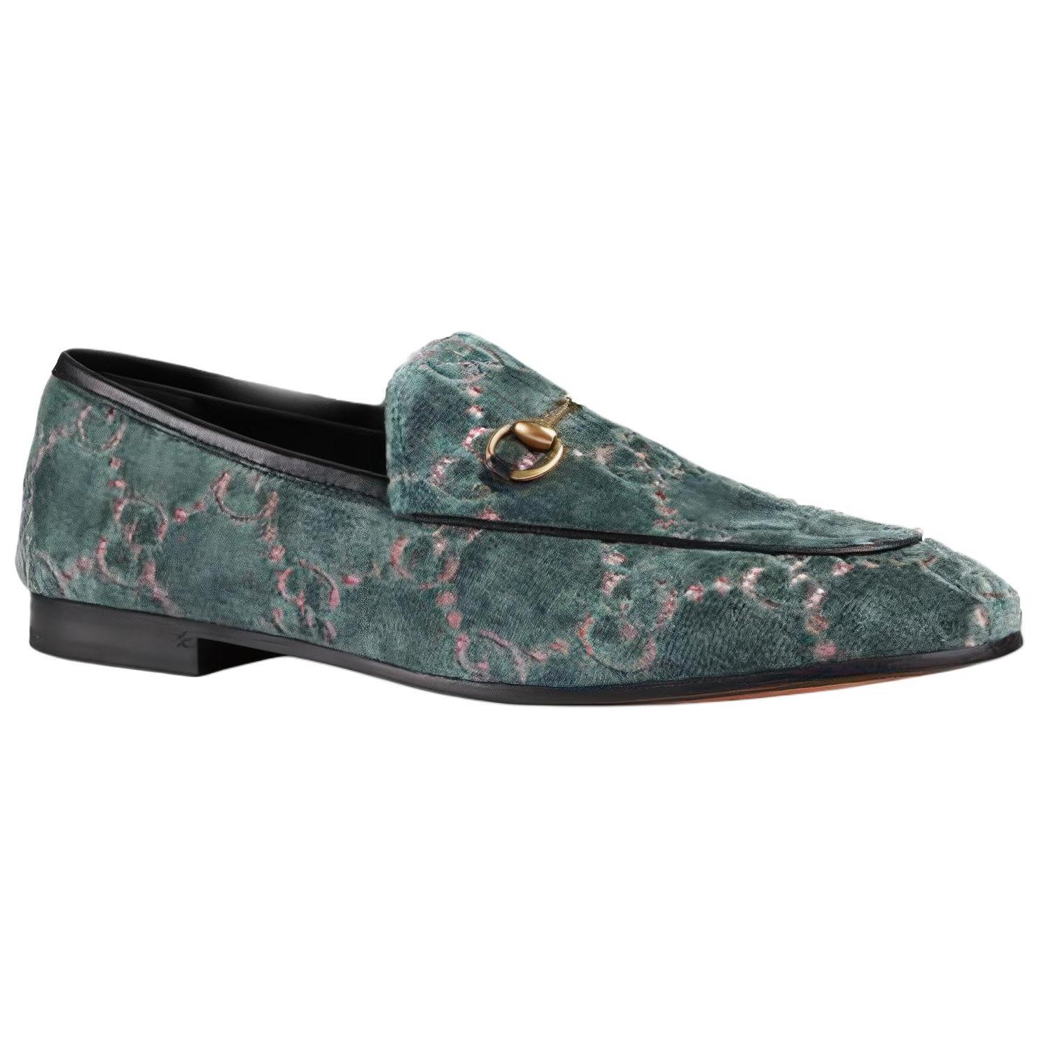 Order (W) Gucci Princetown Mocassino ''Velvet Verde'' 431467-9JT20-4270