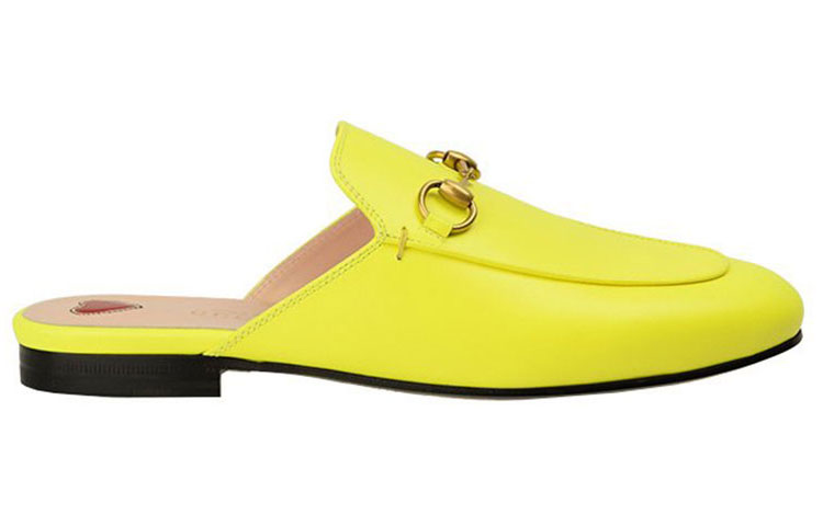 Order (Women) Gucci Princetown Mule 'Fluorescent Yellow' 557730-0ZR60-7205