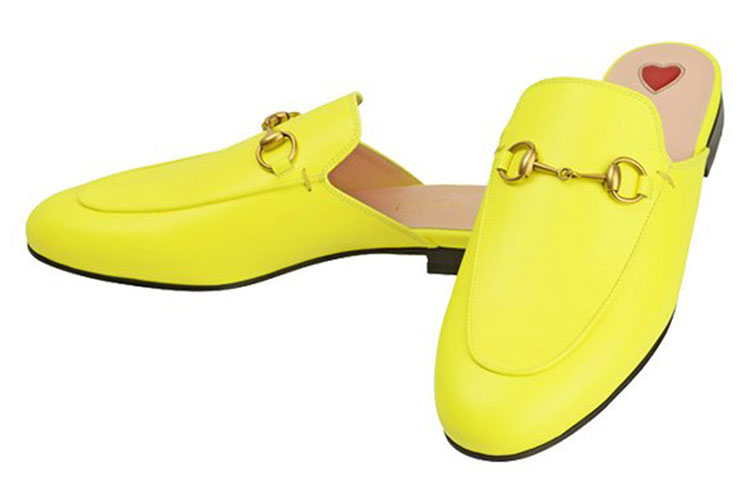 Purchase (Women) Gucci Princetown Mule 'Fluorescent Yellow' 557730-0ZR60-7205