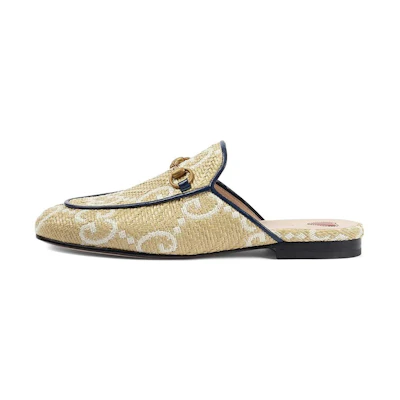 (W) Gucci Princetown Mule 'Light Beige'