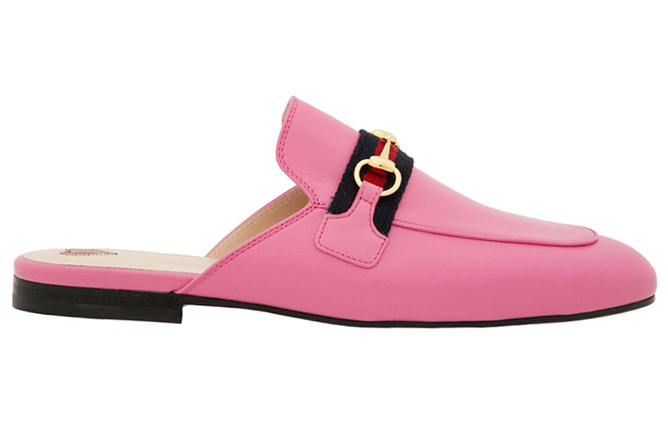 Lookbook GUCCI 古馳 Princetown 時尚穆勒平底鞋 女款 粉紅色