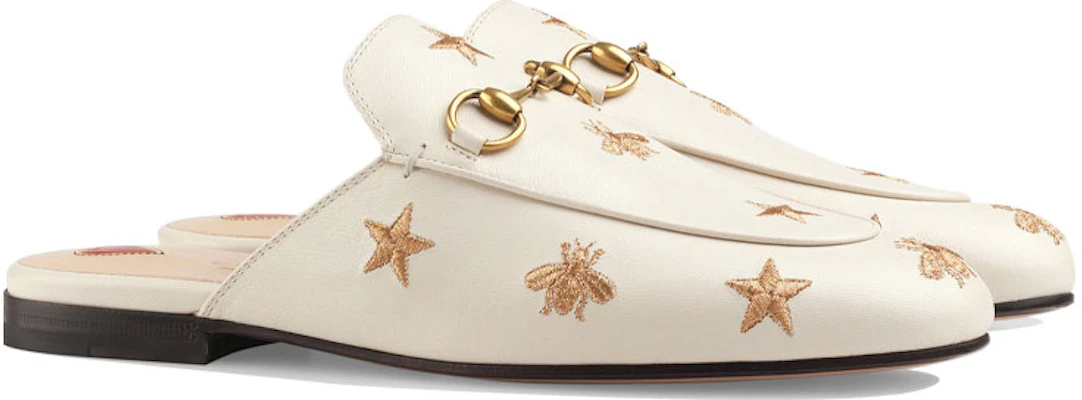 (W) Gucci Princetown Geborduurde Leren Slipper Wit 505268-D3V00-9022 Lookbook (W) Gucci Princetown Geborduurde Leren Slipper Wit 505268-D3V00-9022