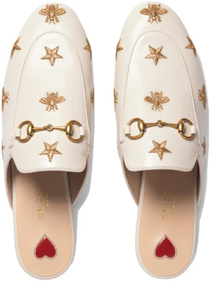 (W) Gucci Princetown Geborduurde Leren Slipper Wit 505268-D3V00-9022 Shop (W) Gucci Princetown Geborduurde Leren Slipper Wit 505268-D3V00-9022