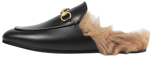 (Women) Gucci Princetown Series Flat Slipper Black 397749-DKHH0-1063 (Women) Gucci Princetown Series Flat Slipper Black 397749-DKHH0-1063