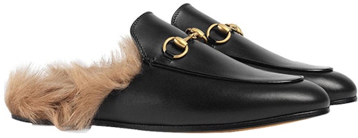 (W) Gucci Princetown Seri Sandal Datar Hitam 397749-DKHH0-1063 Order (W) Gucci Princetown Seri Sandal Datar Hitam 397749-DKHH0-1063