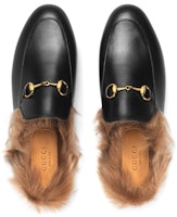 (W) Gucci Princetown Seri Sandal Datar Hitam 397749-DKHH0-1063 Lookbook (W) Gucci Princetown Seri Sandal Datar Hitam 397749-DKHH0-1063