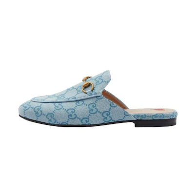 (W) Gucci Princetown Slipper 'Blue'