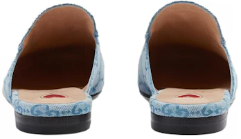 Purchase GUCCI古馳 Princetown 露跟套腳 時尚涼拖 女款 藍色
