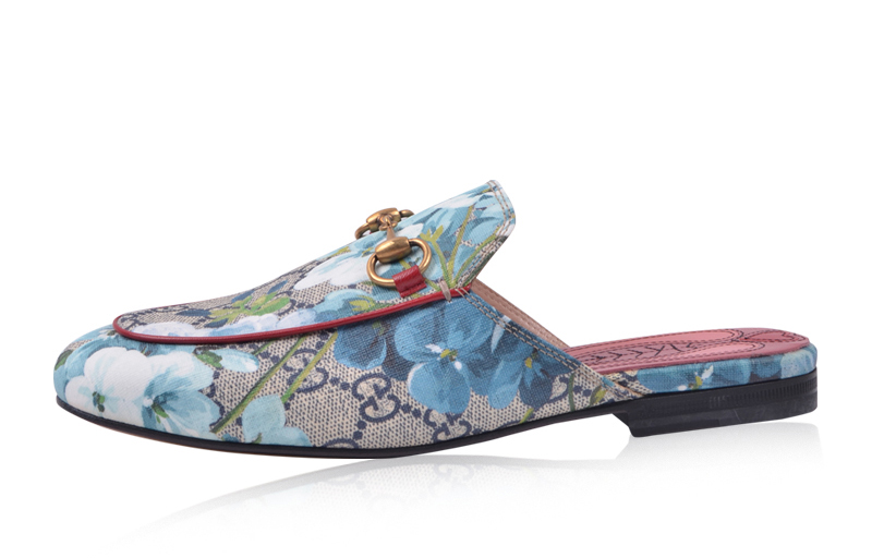 (Women) Gucci Princetown Slipper 'Blue Print' 432772-KU2P0-8473