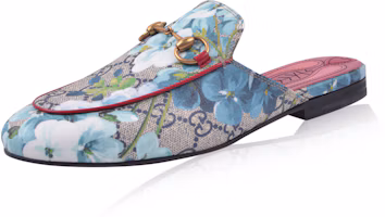 Order GUCCI 古馳 印花平底拖鞋 女款 藍色