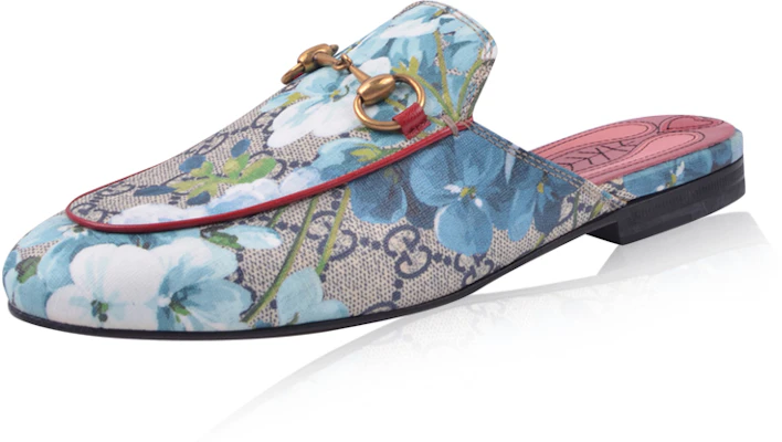 GUCCI 古馳 印花平底拖鞋 女款 藍色 Order GUCCI 古馳 印花平底拖鞋 女款 藍色