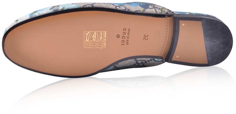 (W) Selipar Gucci Princetown 'Cetakan Biru' 432772-KU2P0-8473 Details for (W) Selipar Gucci Princetown 'Cetakan Biru' 432772-KU2P0-8473