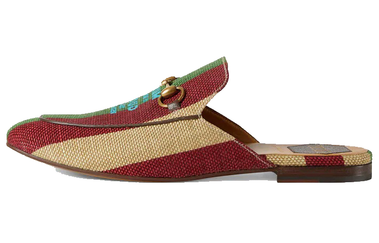 (Women) Gucci Princetown Slipper 'Centennial Yellow Red Green'