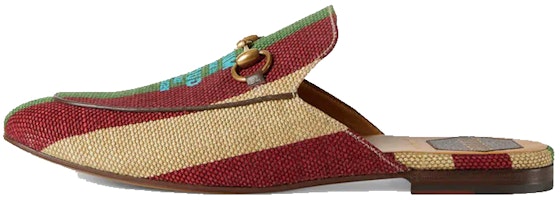 (Women) Gucci Princetown Slipper 'Centennial Yellow Red Green' (Women) Gucci Princetown Slipper 'Centennial Yellow Red Green'