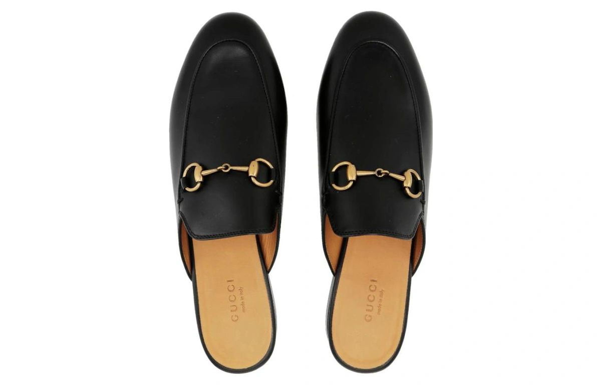 (Women) Gucci Princetown Slipper Black Leather