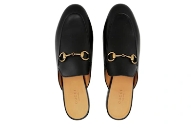 (Women) Gucci Princetown Slipper Black Leather