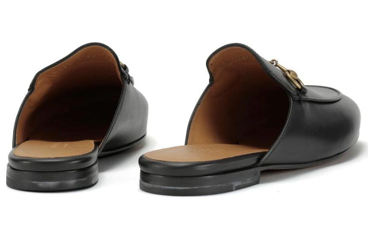 (Women) Gucci Princetown Slipper Black Leather