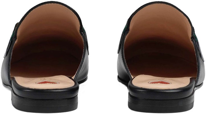 (W) Gucci Princetown Zapatilla Negra de Cuero con Banda Web 629084-CQXM0-1060 Shop (W) Gucci Princetown Zapatilla Negra de Cuero con Banda Web 629084-CQXM0-1060