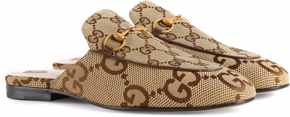 (Women) Gucci Princetown Slipper Jumbo GG Camel Canvas 475094-UKO60-2588 Order (Women) Gucci Princetown Slipper Jumbo GG Camel Canvas 475094-UKO60-2588