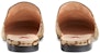 (W) Gucci Princetown Slipper Jumbo GG Canvas Coklat Unta 475094-UKO60-2588