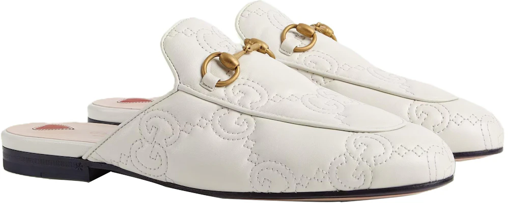 (W) Gucci Princetown Zapatillas Blancas de Cuero Grabado 699901-BKO60-9124 Lookbook (W) Gucci Princetown Zapatillas Blancas de Cuero Grabado 699901-BKO60-9124