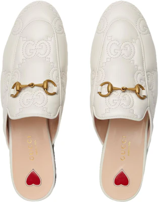(W) Gucci Princetown Zapatillas Blancas de Cuero Grabado 699901-BKO60-9124 Shop (W) Gucci Princetown Zapatillas Blancas de Cuero Grabado 699901-BKO60-9124
