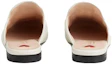 Purchase (W) Gucci Princetown Zapatillas Blancas de Cuero Grabado 699901-BKO60-9124