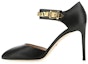 Buy (W) Gucci Pumps 'Hitam Tumit Tajam dengan Gesper Stiletto' 626710-C9D00-1000