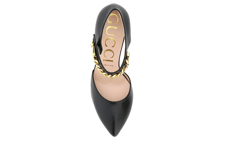 Order (W) Tacones Gucci 'Negros de Punta Fina con Hebilla y Tacón de Aguja' 626710-C9D00-1000