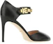 Shop (Women) Gucci Pumps 'Black Pointed-Toe Buckle Stiletto' 626710-C9D00-1000