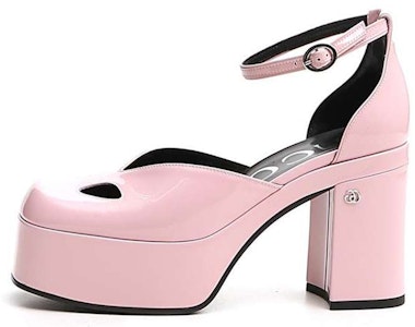 (W) 구찌 핑크 버클 블록힐 펌프스 637143-BNC00-5918 Buy (W) 구찌 핑크 버클 블록힐 펌프스 637143-BNC00-5918