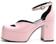 Buy (W) Gucci Pumps 'Tumit Blok Gesper Merah Jambu' 637143-BNC00-5918