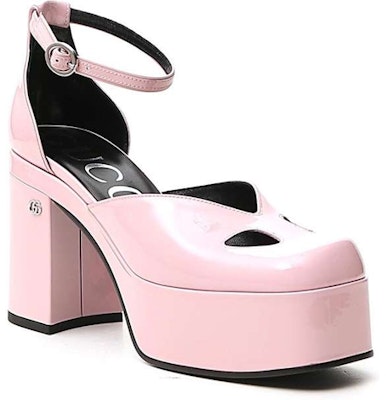 (W) Tacones Gucci 'Pink Buckle Block Heel' Rosa con Hebilla y Tacón Ancho. 637143-BNC00-5918 Order (W) Tacones Gucci 'Pink Buckle Block Heel' Rosa con Hebilla y Tacón Ancho. 637143-BNC00-5918