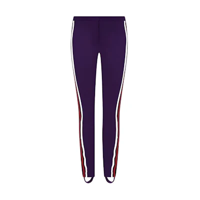 (Women) Gucci Purple Pants with Red and White Side Stripe 467527-X5R33-5466