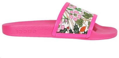 (W) Gucci Sandal Kolam Renang 'Bunga Merah Jambu' 551440-9ZI40-9095 Order (W) Gucci Sandal Kolam Renang 'Bunga Merah Jambu' 551440-9ZI40-9095