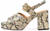 Buy (W) Gucci Sandal Platform Cetak Python 'Neutral' 656383-19Y00-9719