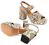 Shop (W) Gucci Sandal Platform Cetak Python 'Neutral' 656383-19Y00-9719