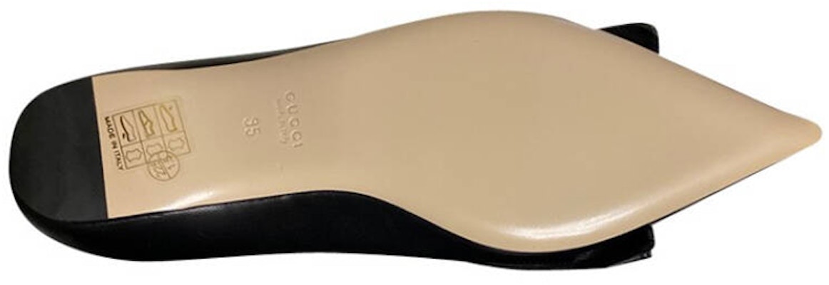 (Women) Gucci Queen Margaret Leather Flat 'Black' 524633-BKO00-1000 Purchase (Women) Gucci Queen Margaret Leather Flat 'Black' 524633-BKO00-1000