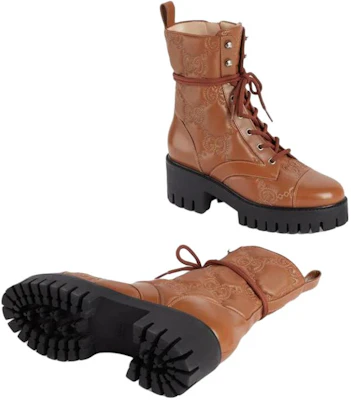 (W) Gucci Gewatteerde Veterlaarzen ''Bruin'' 718386-DS8U0-2741 Purchase (W) Gucci Gewatteerde Veterlaarzen ''Bruin'' 718386-DS8U0-2741
