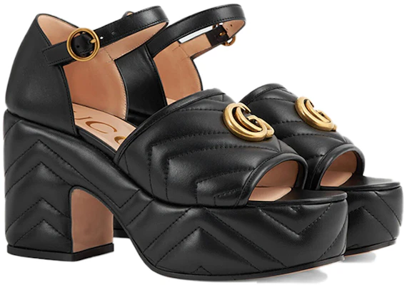 (W) Sandales Mode Noires Gucci Matelassées Imperméables à Plateforme 658677-BKO60-1000 Order (W) Sandales Mode Noires Gucci Matelassées Imperméables à Plateforme 658677-BKO60-1000