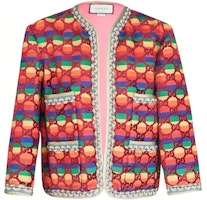 (Women) Gucci Rainbow Double G Cardigan Jacket in Multicolor 505056-ZKV09-6071 (Women) Gucci Rainbow Double G Cardigan Jacket in Multicolor 505056-ZKV09-6071