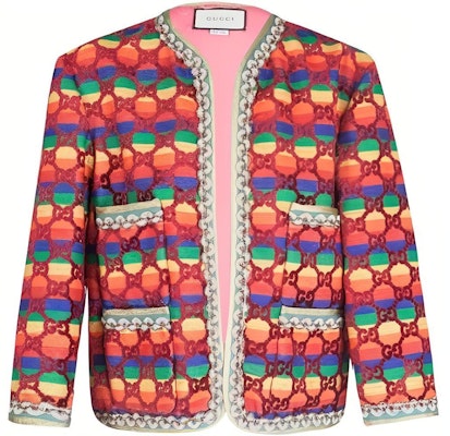 (W) Chaqueta Cárdigan Gucci Arcoíris Double G en Multicolor 505056-ZKV09-6071 Buy (W) Chaqueta Cárdigan Gucci Arcoíris Double G en Multicolor 505056-ZKV09-6071