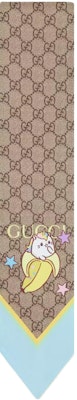 (Women) GUCCI Rainbow Star Bananya Print Silk Tie for Women. 7041413G0019869 Order (Women) GUCCI Rainbow Star Bananya Print Silk Tie for Women. 7041413G0019869