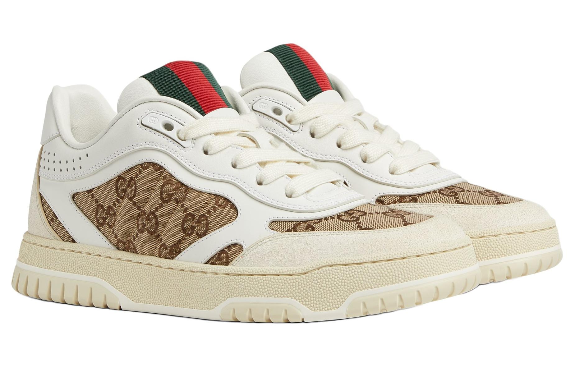 Lookbook (W) Sneaker Gucci Re-Web 'GG Canvas - Putih Beige' 785452-AADHW-9573