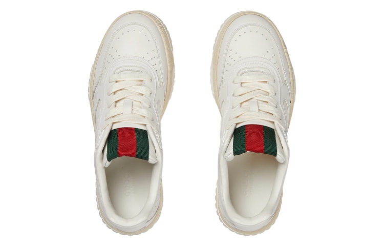 Lookbook (W) グッチ Re-Web スニーカー (ホワイト) 785728-AADJ9-9097